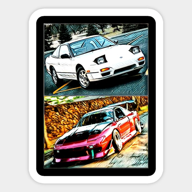 Nissan 240SX S13 Sticker by d1a2n3i4l5